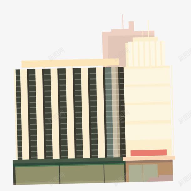 城市办公楼png免抠素材_新图网 https://ixintu.com 居住 居民楼 房地产 房屋 模型 立体