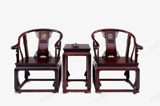 古典红木家具两个太师椅png免抠素材_新图网 https://ixintu.com 两个 古典 太师椅 红木家具