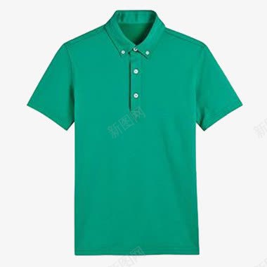 POLO衫png免抠素材_新图网 https://ixintu.com T恤 polo polo衫 半袖 深绿 衬衫