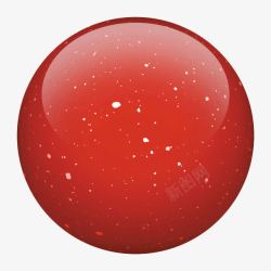 白点点背景红色的大球高清图片
