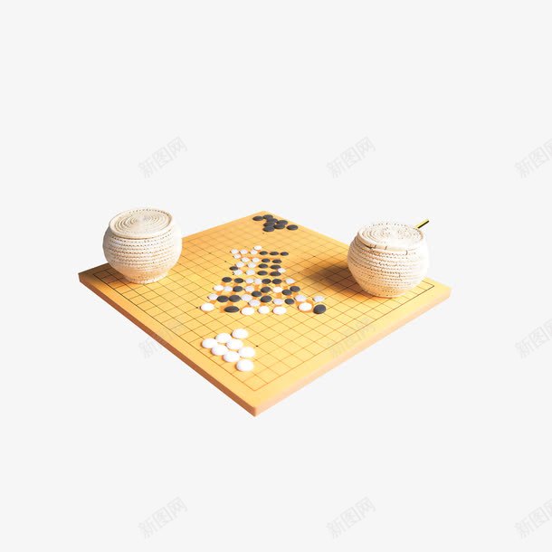 围棋棋盘赢png免抠素材_新图网 https://ixintu.com 围棋 布局 棋盘 赢