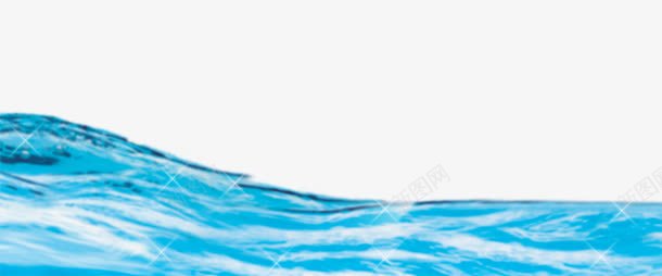 一泓清澈水流psd免抠素材_新图网 https://ixintu.com 小河 水流 河水 流动的水 清澈 蓝色水