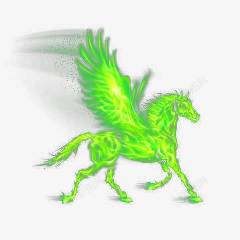 飞马psd免抠素材_新图网 https://ixintu.com 创意 奔马 抽象 火 火星 火焰 火花 烈火 烈焰 跃马