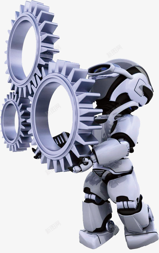 金属机器人齿轮插画png免抠素材_新图网 https://ixintu.com 插画 机器人 素材 金属 齿轮