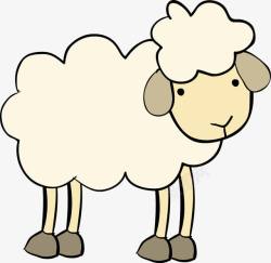 牛羊动物卡通山羊手绘高清图片