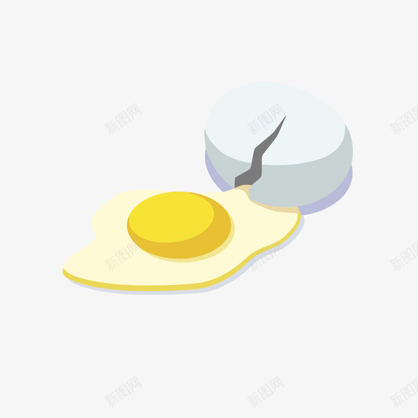 打碎了的鸡蛋png免抠素材_新图网 https://ixintu.com 公鸡 打碎 母鸡 蛋壳 鸡蛋