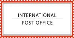 办公室标签邮票档案盒标签矢量图高清图片