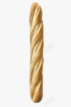 一条面包一条螺旋裂纹的法式面包实物高清图片