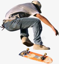 滑板表演人物高清图片