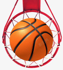 篮球比赛插图NBA酷炫篮球投篮进球插图高清图片