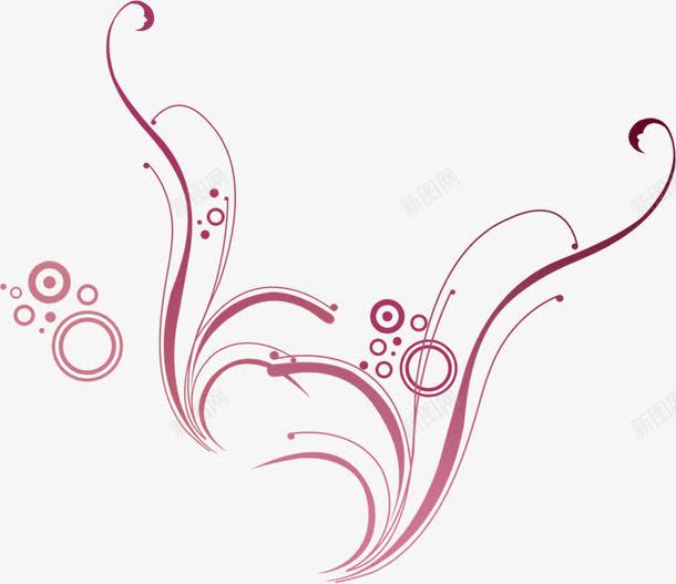 创意女性化装饰花纹png免抠素材_新图网 https://ixintu.com 会员尊享 女性 活动 紫色 购物