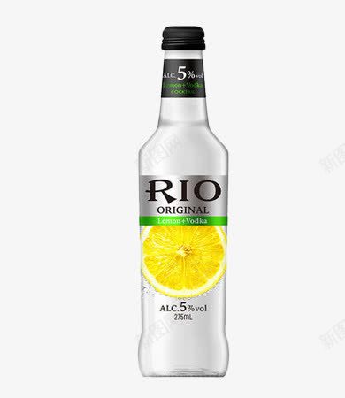 RIO柠檬口味瓶装鸡尾酒png免抠素材_新图网 https://ixintu.com RIO 产品实物 柠檬口味 鸡尾酒