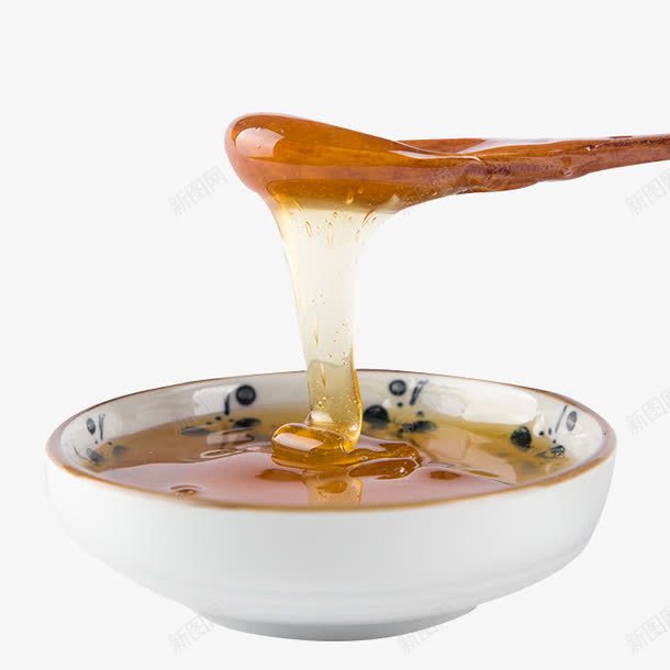 瓷碗里的麦芽糖糖浆png免抠素材_新图网 https://ixintu.com 拉丝糖浆 木勺 粘稠 麦芽糖