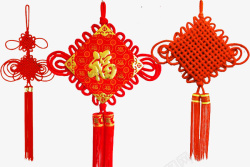 中国风手工编织中国结素材