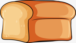 西点食材普通面包矢量图高清图片