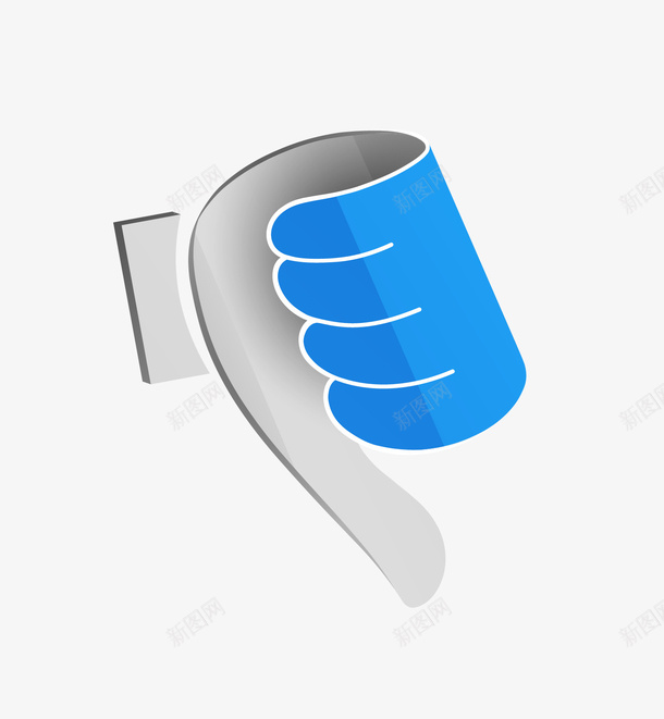 3D大拇指png免抠素材_新图网 https://ixintu.com 不好 低级 倒置的手 大拇指 弯曲的手指 手指
