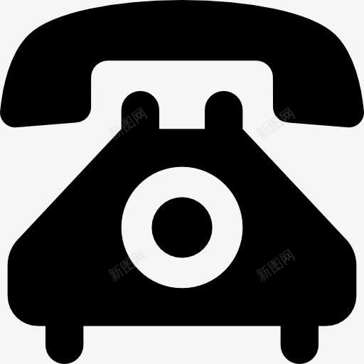 电话图标png_新图网 https://ixintu.com 工具和器具 年份 拨号 沟通 电话 电话听筒