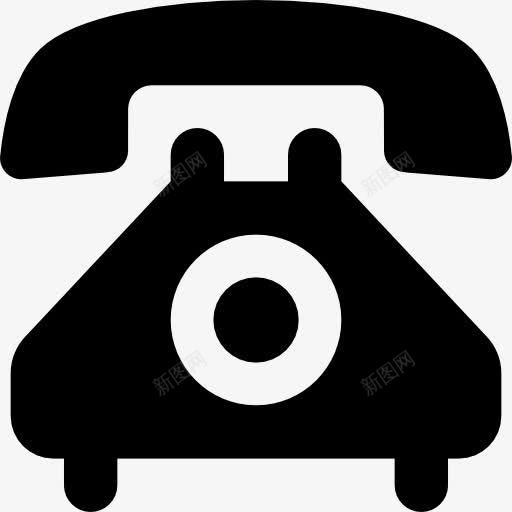 电话图标png_新图网 https://ixintu.com 工具和器具 年份 拨号 沟通 电话 电话听筒