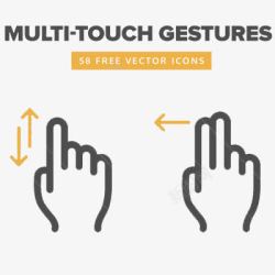 touch手势touch手势上下滑动图标高清图片