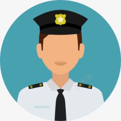 安全专业警方图标高清图片