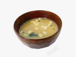 日式味增汤素材