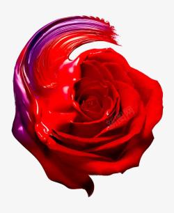 红色的指甲油指甲油玫瑰高清图片