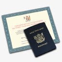 公民身份护照newzealandicons图标图标
