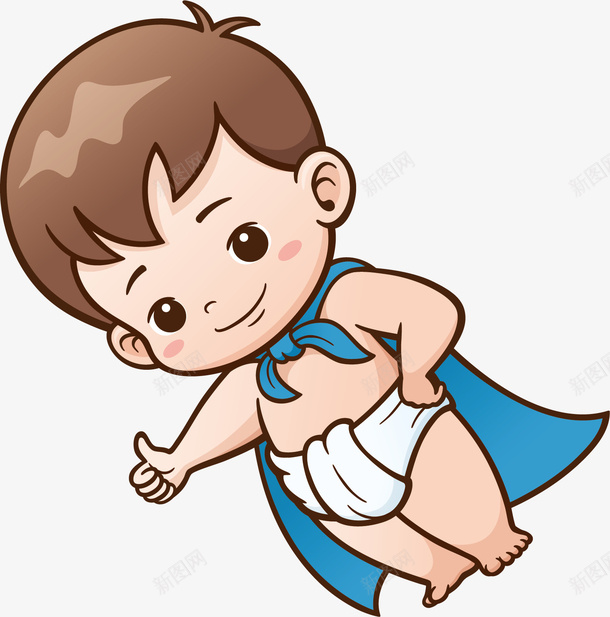 站立的卡通婴儿图标png_新图网 https://ixintu.com 卡通 图标 婴儿 站立