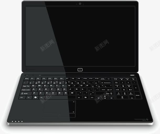 笔记本电脑png免抠素材_新图网 https://ixintu.com 手提电脑 样机 黑色
