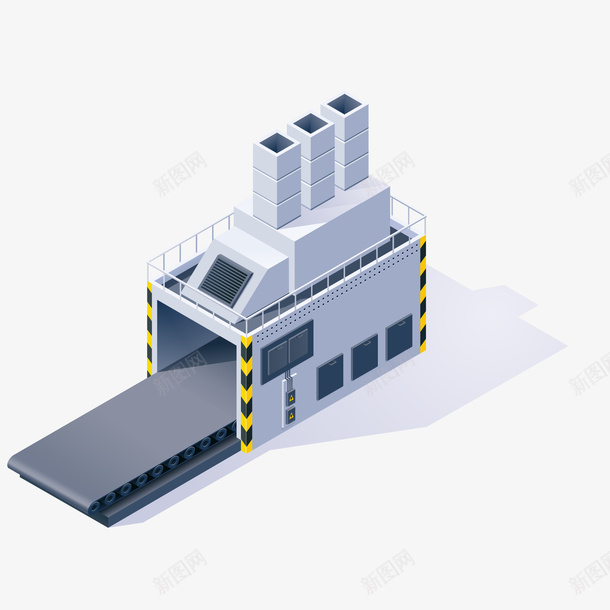 卡通停车场入口矢量图ai免抠素材_新图网 https://ixintu.com 停车场 入口 卡通 地下停车场 地库 地库出入口 建筑物 矢量图 立体