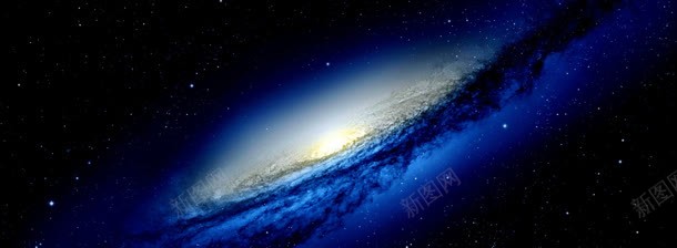 科幻大气banner背景jpg设计背景_新图网 https://ixintu.com 星空 星际 游戏 电商 蓝色背景 酷炫 银河系