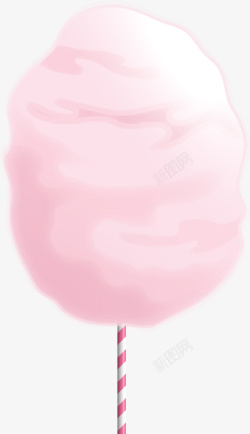 粉色梦幻美味棉花糖素材