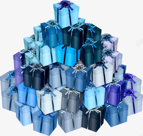 礼物堆积如山png免抠素材_新图网 https://ixintu.com 圣诞礼物 圣诞礼物包裹 圣诞礼盒 礼物堆积如山 礼物堆积成山 礼物多多 蓝色