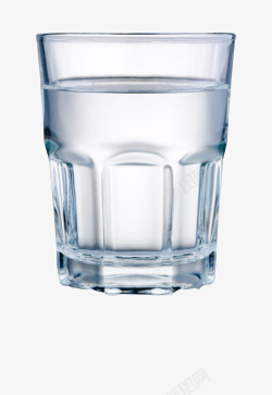 饮用玻璃杯透明解渴杯子里的塑料瓶饮用水实高清图片