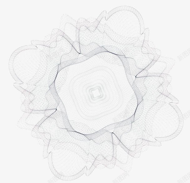 时尚花纹装饰png免抠素材_新图网 https://ixintu.com 唯美花纹 透明花纹 防伪花纹