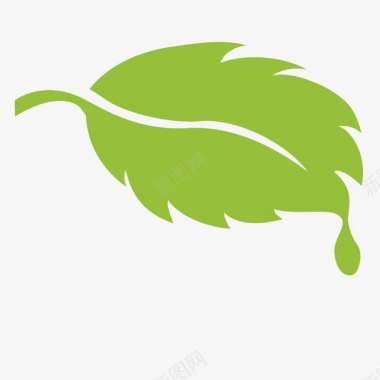 绿色绿叶减肥logo图标图标