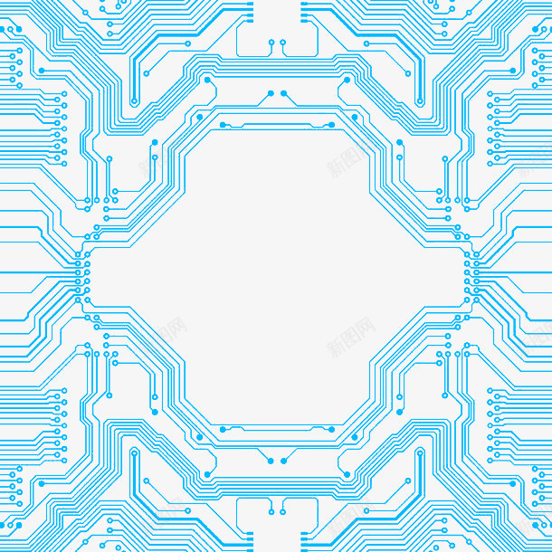 线条电路板1png免抠素材_新图网 https://ixintu.com 接线图 电路 电路板 科技 线条