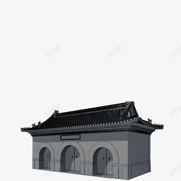 古城门建筑png免抠素材_新图网 https://ixintu.com 中国古建筑物 古城门 古色古香 庄严 建筑物 气派 长安城 雄伟