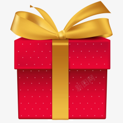 小礼物盒红色礼物盒矢量图高清图片