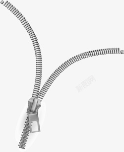 大气拉链大气灰色拉链高清图片