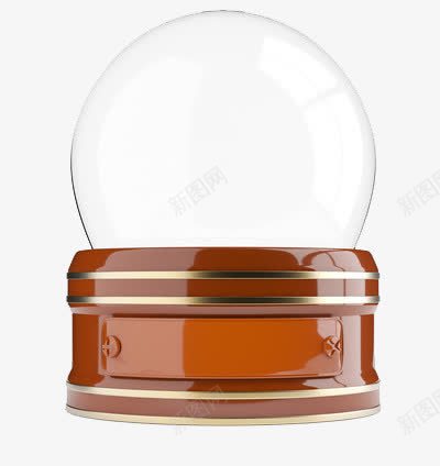 透明水晶球png免抠素材_新图网 https://ixintu.com 物件 玻璃 礼品