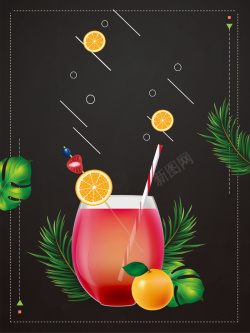 西瓜汁宣传单创意夏日酷饮料颗粒背景高清图片