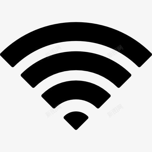 WiFi信号图标png_新图网 https://ixintu.com WiFi 互联网接口 连接