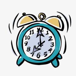 震动元素卡通闹钟高清图片