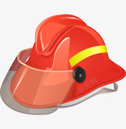 消防人员帽子简图素材