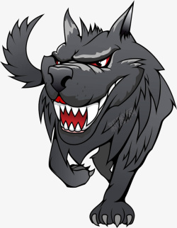 野兽野狼凶恶的大灰狼高清图片