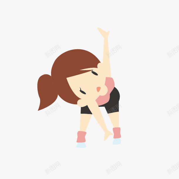 卡通运动小人健身png免抠素材_新图网 https://ixintu.com 人物剪影素材 体操 健身 健身素描 卡通人物剪影素材 卡通小人剪影 女孩 瑜伽 运动 运动小人图片素材