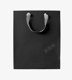 黑色背景模型黑色包装袋高清图片