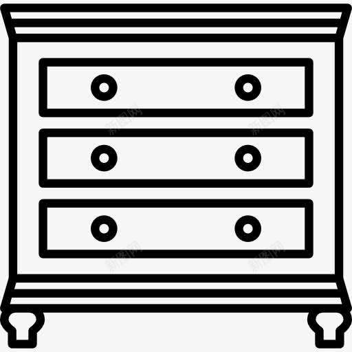 抽屉柜图标png_新图网 https://ixintu.com 卧室 古玩 家具 年份 建筑 服装