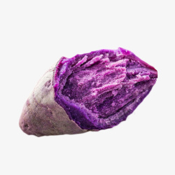 饼夹菜小吃一个大大的紫薯高清图片